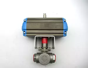Valbia Model SR 63 S.05 80109412 Pneumatic Actuator & Marwin 3/4" 1000WOG CFSM - Picture 1 of 7