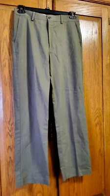 Architect 32 X 30 Cotton Dress Pants  New With Tags  Boscov's Olive (B24) - Image 1 of 4