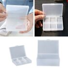 Dustproof Jewelry Storage Box Detachable Partition Travel Pill Box