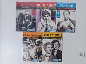 Movie & TV Classics DVD Lot of 5 - Lucy Show - Jack Benny + more Free Ship - Picture 1 of 11