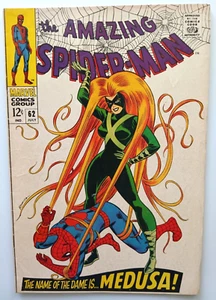 AMAZING SPIDER-MAN, #62, Marvel Comics, 1968, Medusa-Aussehen. - Bild 1 von 4