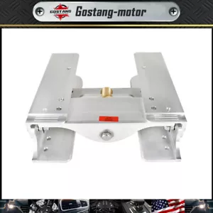 New Adjustable 4" Aluminum Jack Plate Outboard Replace Fit For JPL4400 Boat US - Foto 1 di 10
