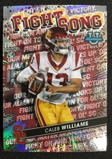 2022 Bowman's Best University Caleb Williams Fight Song #FS-4 USC