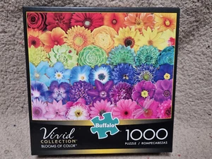 Buffalo Games 1000-teiliges Puzzle lebendige Sammlung Farbblüten HTF - Bild 1 von 1