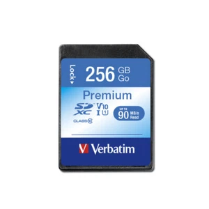 Verbatim 256GB SDXC, karta pamięci czarna, UHS-I U1, klasa 10 - Zdjęcie 1 z 2