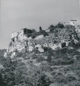 MONTMÉJEAN ca. 1960 - Das Dorf hängt am Berg Lozère - Div 6086 - Bild 1 von 2