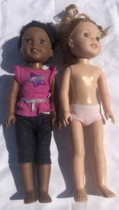 American Girl Wellie Wishers Doll Lot Repair Parts Flaws - Picture 1 of 10