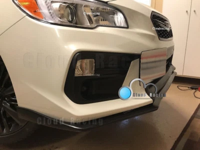 1pc For 2018-2020 Subaru WRX STI Urethane V-Limited Style Front Lip - Image 1 of 4