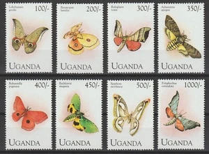 UGANDA 1994 SG 1330/1337 + MS 1338 MNH - Imagen 1 de 2