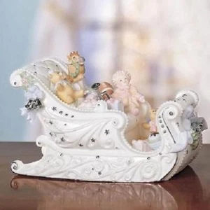 LENOX Platinum Classics Holiday Sleigh Sled Sculpture - Picture 1 of 1