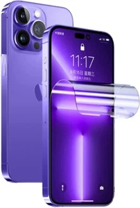 PELLICOLA IDROGEL PER APPLE IPHONE 15 PRO MAX IN GEL PROTEZIONE TRASPARENTE - Zdjęcie 1 z 8
