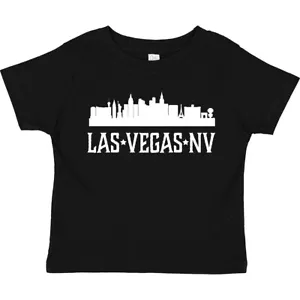 Inktastic Las Vegas Nevada Skyline NV Cities Toddler T-Shirt Silhouette City Kid - Picture 1 of 6