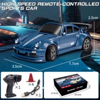 1/64 Remote Control Car 2.4G 4WD High Speed Drift Mini Desktop Racing Sport Car - Image 1 of 4