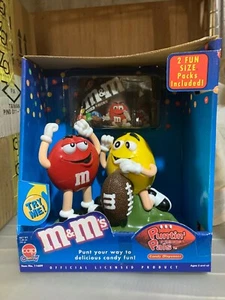 MISB 00611 red & yellow M&M M&M's PUNTIN PALS dispenser with BOX IN STOCK - Picture 1 of 5