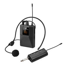 UHF  Mikrofon System Headset Funkmikrofon Digital Empfänger+ Sender E0J0