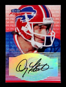 DOUG FLUTIE 1999 FLEER FOCUS FRESH INK SIGNED FOOTBALL CARD AUTOGRAPHED BILLS QB - Picture 1 of 2