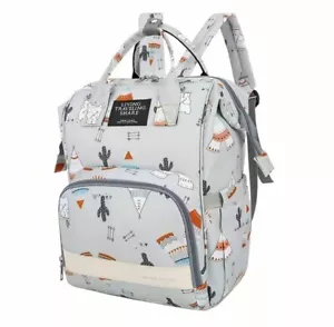 Baby Diaper Nappy Mummy Changing bag Backpack Set Multi-Function Hospital Bag - Picture 1 of 10