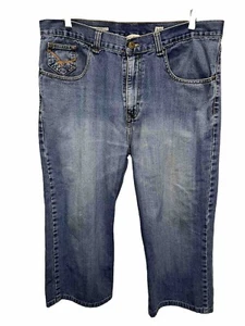 Ecko Unltd Hang ‘Em High Mens Relaxed Fit Jeans 38 X 32 - Picture 1 of 7