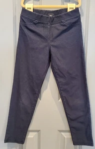 Girls Gap Kids Capri Jeggings Dark Blue Stretch Denim Size Large 10-11 Years - Picture 1 of 8