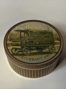 Lata estilo vintage Harrod’s London negra corriente - Imagen 1 de 7