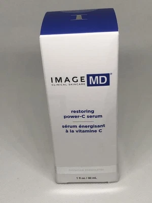 Image MD Restoring. Power-C Serum, 1 Fl Oz/ 30 Ml,  NEW/BOX - Image 1 of 4