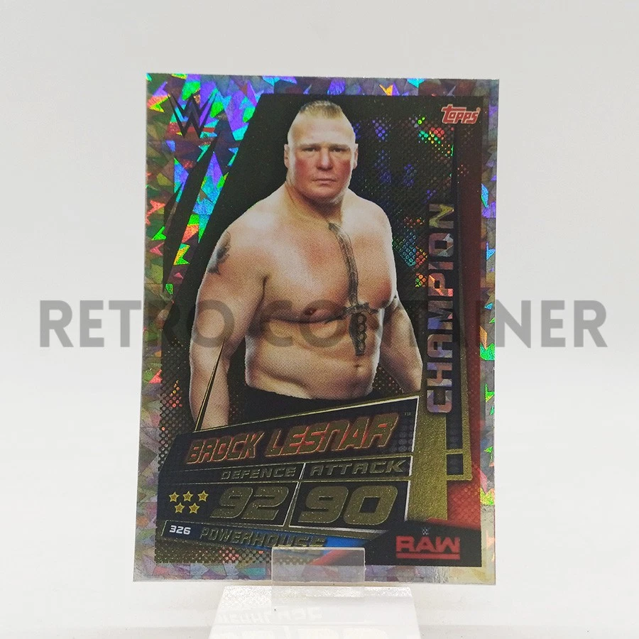 TOPPS WWE Slam Attax Universe 2019 Wrestling Card - 326 Brock Lesnar - Image 1 of 1