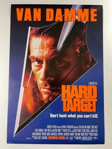HARD TARGET ORIGINAL ROLLED 27 X 40 MOVIE THEATER POSTER, 1993 D/S double sided - Picture 1 of 7