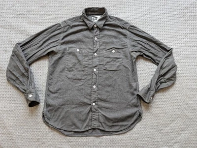 Engineered Garments Shirt Mens Small Gray Flannel Workwear Made In USA - Image 1 of 4