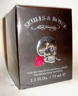 Ed Hardy Skulls & Roses Christian Audigier Hombres 100 ml/3,4 oz Edt Spray Sellado Foto 1 de 2
