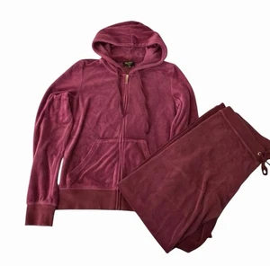 Juicy Couture Black Label Los Angeles Anzug Velour Größe M - Bild 1 von 13