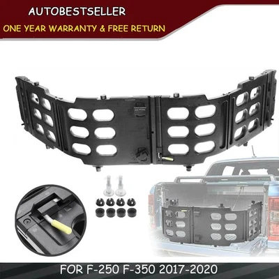 Rear Stowable Bed Extender Kit for Ford F-250 F-350 F-450 F-550 Super Duty Black - Image 1 of 4