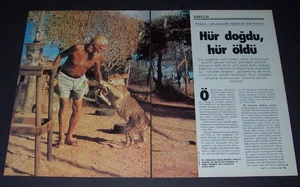 GEORGE ADAMSON Turkish 1989 Magazine PHOTO ARTICLE 40968 - Picture 1 of 2