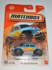 MATCHBOX 2025 MBX MOUNTAIN ADVENTURE 12/125 - VOLKSWAGEN BEETLE 4X4 BLUE - Picture 1 of 5