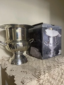 Wine Chiller Royal Limited Champagne Ice Bucket Trophy Style Silver Plated - Picture 1 of 8