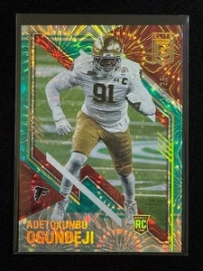 2021 Donruss Elite - /25 #155 Adetokunbo Ogundeji (RC) Atlanta FALCONS - Picture 1 of 4