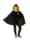 Hogwarts Black & Gold Hooded Robe For Kids & Tweens Official Harry Potter Unisex