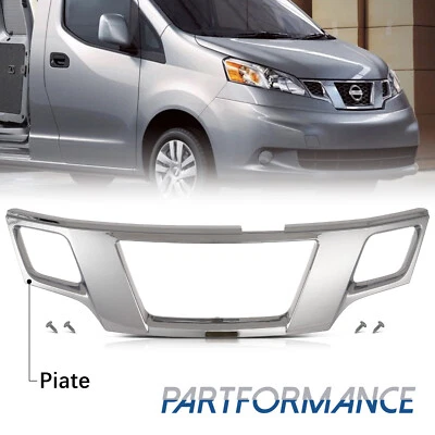 Front Grille Shell Chrome For 2013-2021 Nissan NV200 2.0L #623823LM0A NI1210109 Foto 1 de 4