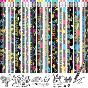 200 Pcs Motivational Pencils Bulk, Fun Inspirational School Pencils for Classroo - Picture 1 of 8