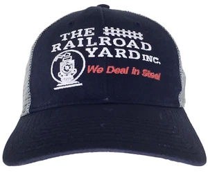 Vintage Railroad Yard Inc. Cap H&L Strap Mesh Trucker Hat Stillwater Oklahoma - Picture 1 of 6