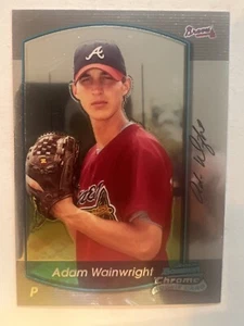 2000 Bowman Chrome Adam Wainwright Rookie Card #93 Braves Cardinals RC - Picture 1 of 2