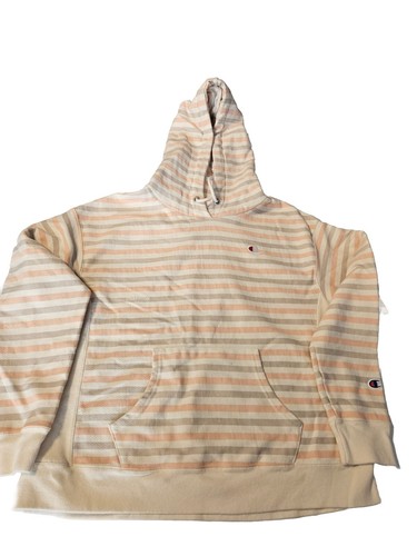 OFF WHITE Felpa con cappuccio Peach And Tan Mullit Color Champion