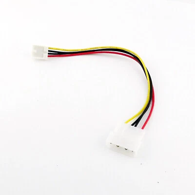 1pcs 4-Pin Male Molex to Floppy Drive 4-Pin Power Supply Adapter Cable Cord 20cm - Image 1 of 4