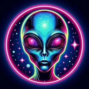 Alien Decal,  Waterproof Vinyl Sticker, UV resistant Decal - Bild 1 von 12