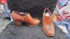 NWT DR SCHOLL'S WOMENS WESTERN SHOOTIE BOOTIES SCHOES BROWN 10