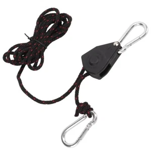 Lightweight Reliable Compact Outdoor Tent Adjustable Rope with Hanging Hooks 6ft - Picture 1 of 8