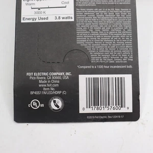 Feit Electric E17 Base LED Light Bulb BP40S11NLEDHDRP