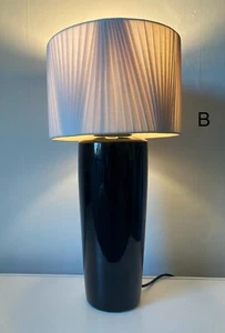 VTG 40cm West German Large Black Floor/table Lamp Base 640/40 - Picture 1 of 13