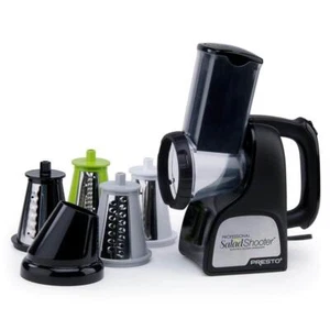 Presto Food Slicer Shredder Professional Modern Saladshooter 114W Black Electric - Picture 1 of 6
