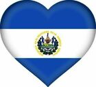 REPUBLIC OF EL SALVADOR FLAG-STICKER DECAL, BANDERA DE REPUBLICA DEL SALVADOR