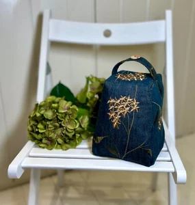 Handmade Fabric Doorstop with Handle, Weighted with Sand - Picture 1 of 10
